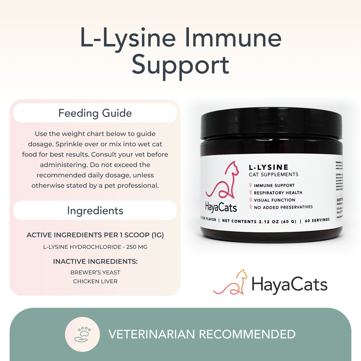 cat supplement powder for immune support